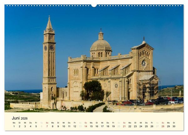 Produktbild: Malta und Gozo, Perlen im Mittelmeer (hochwertiger Premium Wandkalender 2026 DIN A2 quer), Kunstdruck in Hochglanz