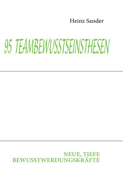 Produktbild: 95 Teambewusstseinsthesen