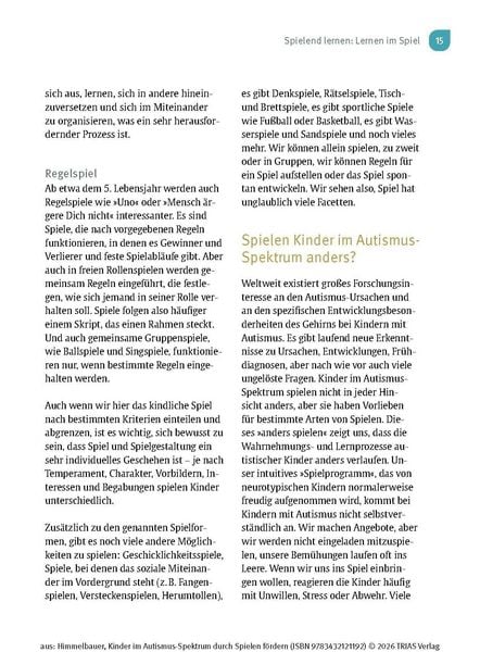 Produktbild: Kinder im Autismus-Spektrum durch Spielen f&ouml;rdern