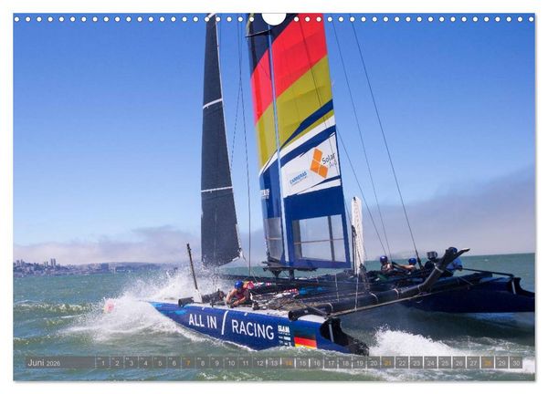 Produktbild: All In Racing - Segeln am Limit - Fotografien von Jens Hoyer (Wandkalender 2026 DIN A3 quer), CALVENDO Monatskalender