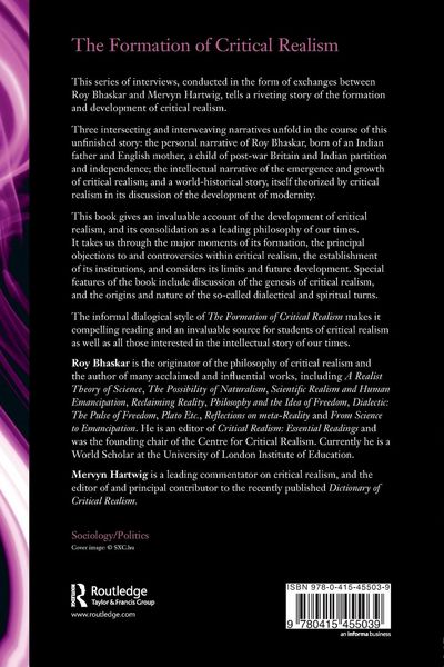 Produktbild: The Formation of Critical Realism