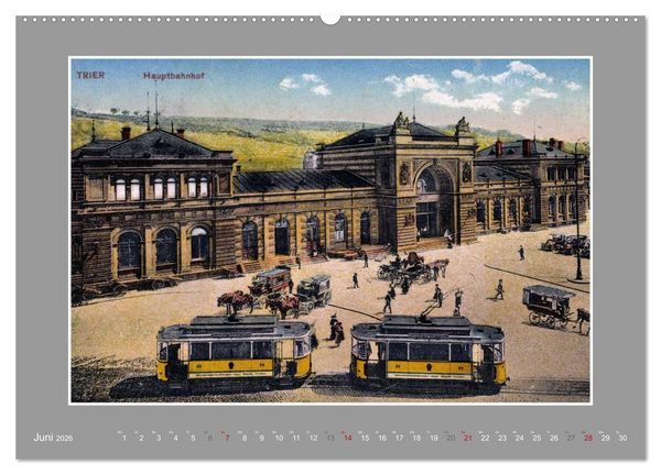 Produktbild: Historische Bahnh&ouml;fe (Wandkalender 2026 DIN A2 quer), CALVENDO Monatskalender