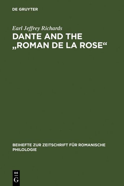 Produktbild: Dante and the "Roman de la Rose"