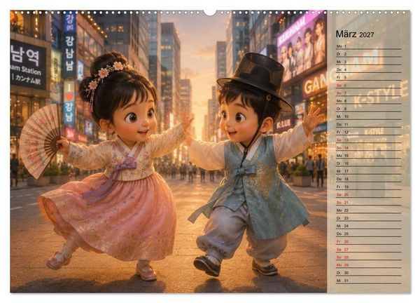 Produktbild: Kleine Tr&auml;ume in Korea (hochwertiger Premium Wandkalender 2027 DIN A2 quer), Kunstdruck in Hochglanz