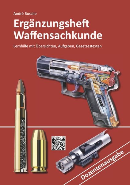 Produktbild: Erg&auml;nzungsheft Waffensachkundepr&uuml;fung Dozentenausgabe