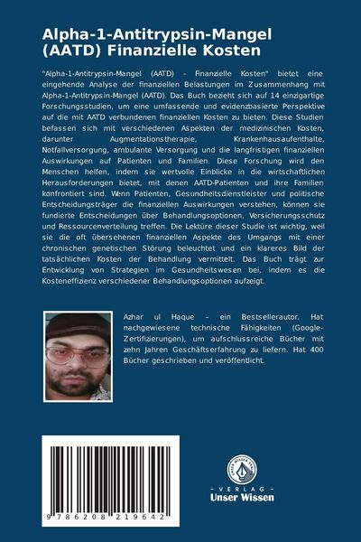 Produktbild: Alpha-1-Antitrypsin-Mangel (AATD) Finanzielle Kosten