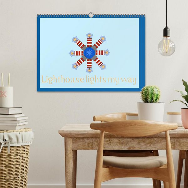 Produktbild: Lighthouse lights my way (Wall Calendar 2026 DIN A3 landscape), CALVENDO 12 Month Wall Calendar