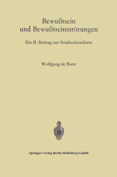 Produktbild: Bewu&szlig;tsein und Bewu&szlig;tseinsst&ouml;rungen