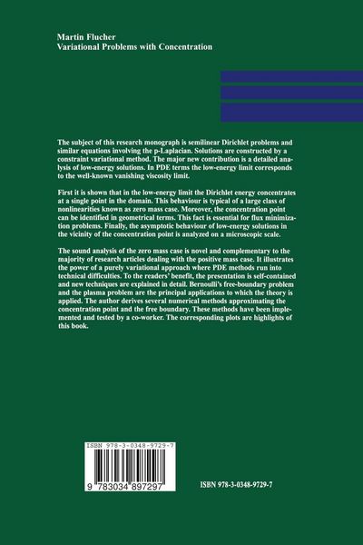 Produktbild: Variational Problems with Concentration