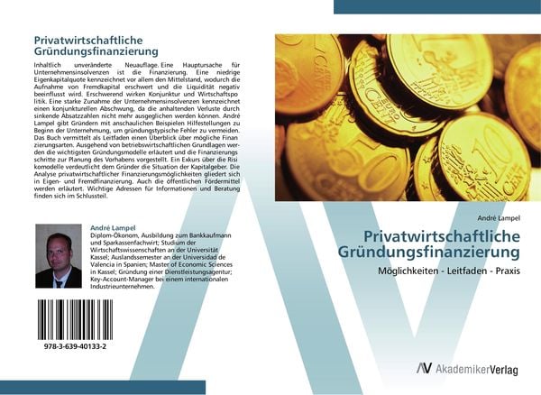 Produktbild: Privatwirtschaftliche Gr&uuml;ndungsfinanzierung