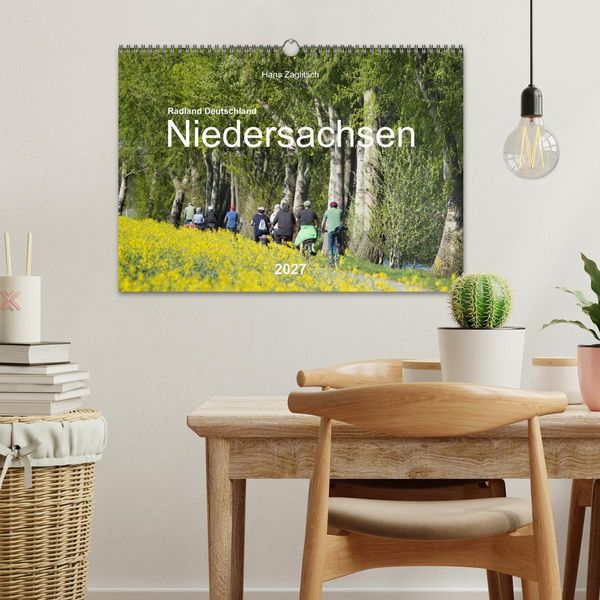Produktbild: Radland Deutschland - Niedersachsen (Wandkalender 2027 DIN A3 quer), CALVENDO Monatskalender