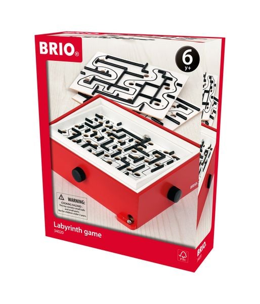 Produktbild: BRIO Games - Labyrinth mit &Uuml;bungsplatten, rot