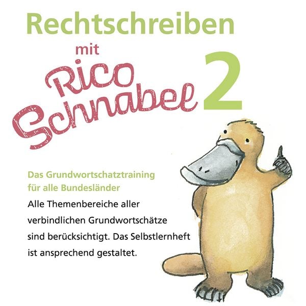 Produktbild: Rechtschreiben mit Rico Schnabel, Klasse 2