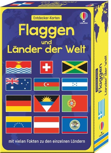 Entdecker-Karten: Flaggen und Länder der Welt, von , Usborne, 978-1-03-570125-4