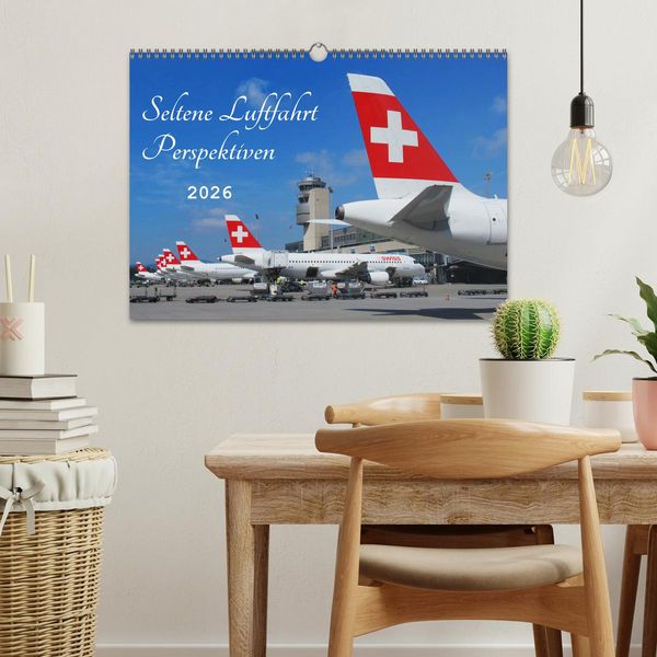 Produktbild: Seltene Luftfahrt Perspektiven (Wandkalender 2026 DIN A3 quer), CALVENDO Monatskalender
