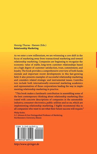 Produktbild: Relationship Marketing