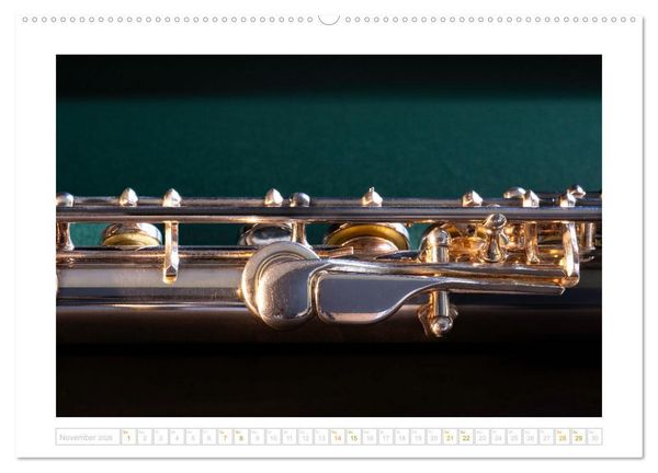 Produktbild: Die Querfl&ouml;te, ein herrliches Instrument (Wandkalender 2026 DIN A2 quer), CALVENDO Monatskalender