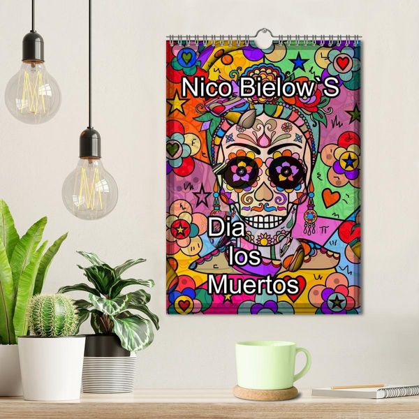 Produktbild: Nico Bielows Dia los Muertos (Wandkalender 2026 DIN A4 hoch), CALVENDO Monatskalender