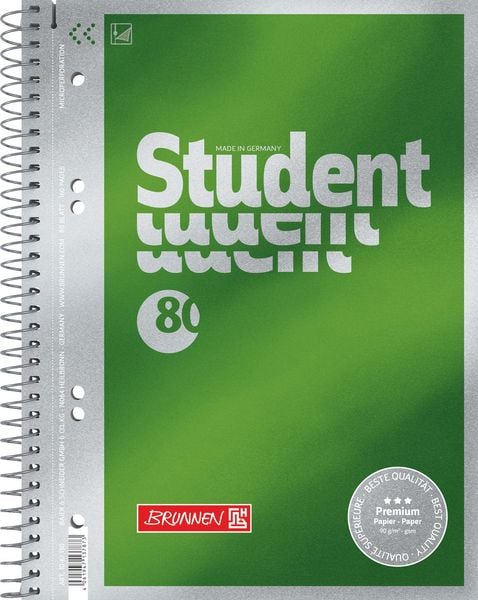 Produktbild: Brunnen Collegeblock A5 unliniert Premium
