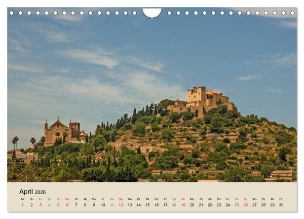 Produktbild: Mallorca - Traumhafte Balearen Insel (Wandkalender 2026 DIN A4 quer), CALVENDO Monatskalender