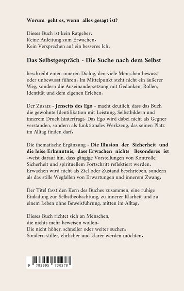 Produktbild: Das Selbstgespr&auml;ch - Die Suche nach dem Selbst