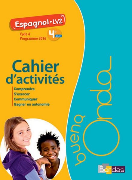 Produktbild: Buena onda, espagnol LV2, 4e A1-A1+, cycle 4 : cahier d'activit&eacute;s