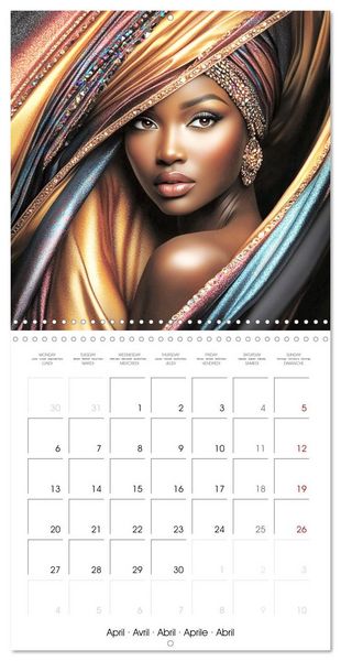 Produktbild: African Touch (Wall Calendar 2026 12 &times; 12 Inch) CALVENDO 12 Month Wall Calendar