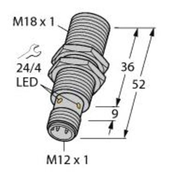 Turck Induktiver Sensor bündig PNP, Schließer BI8-M18-AP6X-H1141