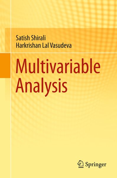 Produktbild: Multivariable Analysis