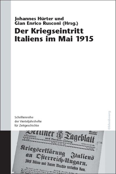 Produktbild: Der Kriegseintritt Italiens im Mai 1915