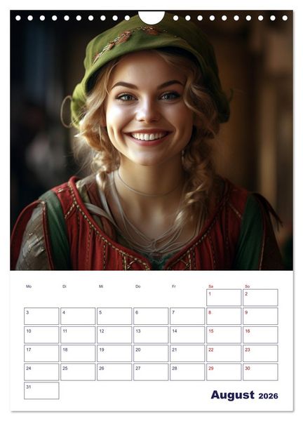 Produktbild: Die lebhafte Jahreszeiten! (Wandkalender 2026 DIN A4 hoch), CALVENDO Monatskalender