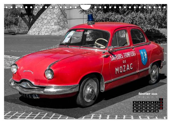 Produktbild: V&Eacute;HICULES de POMPIERS VINTAGE (Calendrier mural 2026 DIN A4 vertical), CALVENDO calendrier mensuel