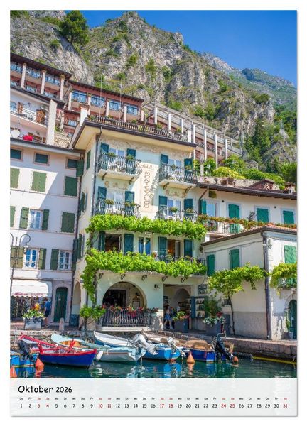 Produktbild: Limone sul Garda - Perle am Westufer des Gardasees (Wandkalender 2026 DIN A3 hoch), CALVENDO Monatskalender
