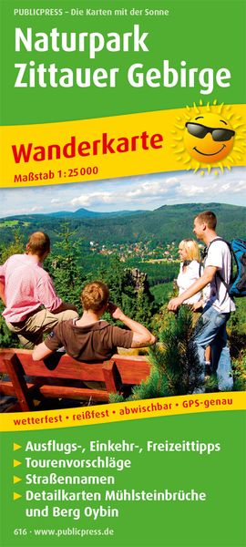 Naturpark Zittauer Gebirge 1:25 000, Sonstige von , KOMPASS freytag und berndt, 9783747306161