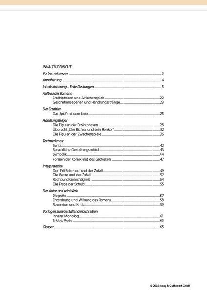 Produktbild: Der Richter und sein Henker &ndash; Friedrich D&uuml;rrenmatt &ndash; Sch&uuml;lerheft