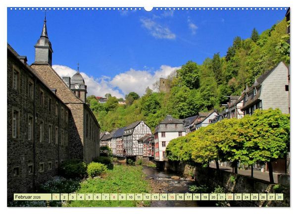 Produktbild: Die sch&ouml;nsten Orte der Eifel - Monschau (Wandkalender 2026 DIN A2 quer), CALVENDO Monatskalender