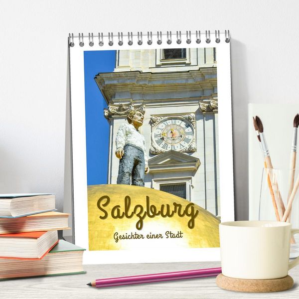 Produktbild: Salzburg - Gesichter einer Stadt (Tischkalender 2026 DIN A5 hoch), CALVENDO Monatskalender
