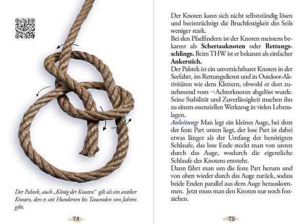 Produktbild: Das kleine Buch der Knoten, Schlaufen und Schlingen