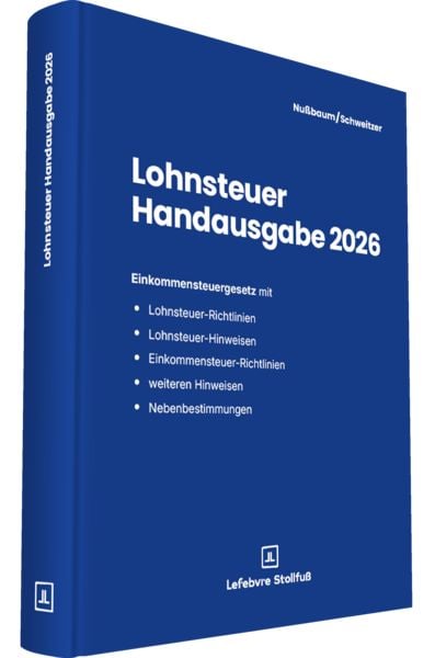 Produktbild: Lohnsteuer Handausgabe 2026