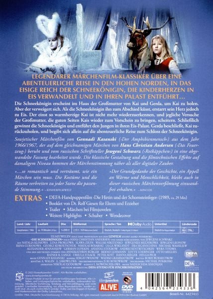 Produktbild: Die Schneek&ouml;nigin (1966) (Filmjuwelen / DEFA-M&auml;rchen)