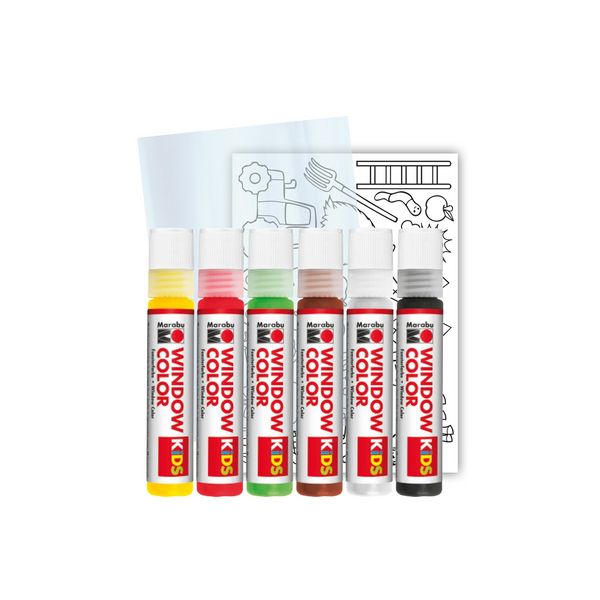 Produktbild: Marabu KiDS Window Color Bauernhof 6x 25ml