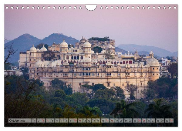 Produktbild: Indien: Tempel, Pal&auml;ste und Grabm&auml;ler (Wandkalender 2026 DIN A4 quer), CALVENDO Monatskalender