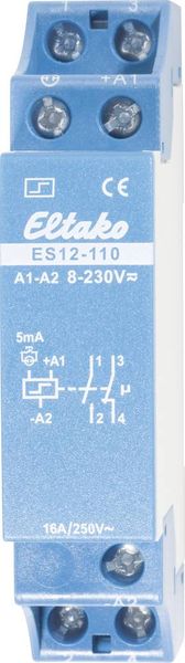 Stromstoß-Schalter Hutschiene Eltako ES12-110 1 Schließer, 1 Öffner 230 V/DC, 230 V/AC 16 A 2000 W 1 St.