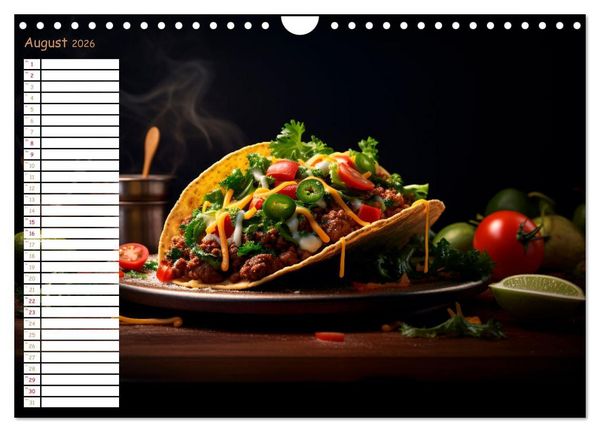 Produktbild: Fastfood &Auml;sthetik (Wandkalender 2026 DIN A4 quer), CALVENDO Monatskalender