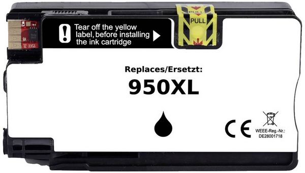 Produktbild: Renkforce Druckerpatrone ersetzt HP 950XL, CN045AE Kompatibel Schwarz RF-5706056