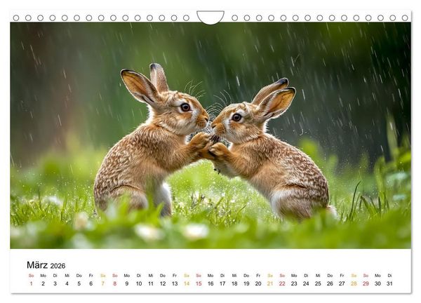 Produktbild: Wilde Tierwelt im Wald (Wandkalender 2026 DIN A4 quer), CALVENDO Monatskalender