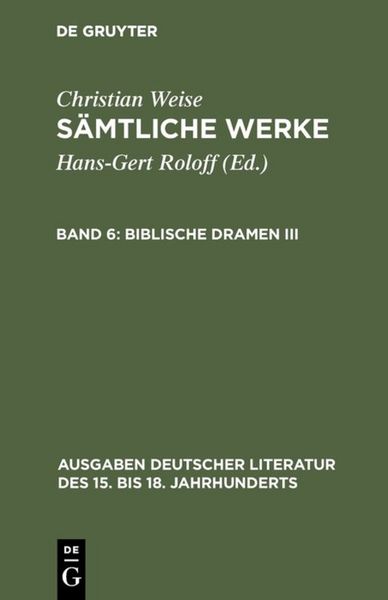 Produktbild: Biblische Dramen III