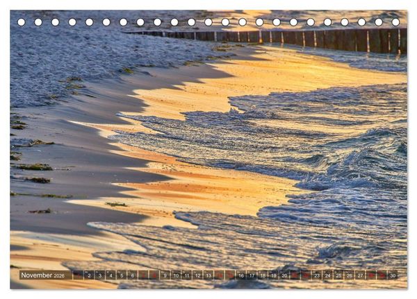 Produktbild: Sonnenunterg&auml;nge an Ostseek&uuml;ste und Bodden (Tischkalender 2026 DIN A5 quer), CALVENDO Monatskalender