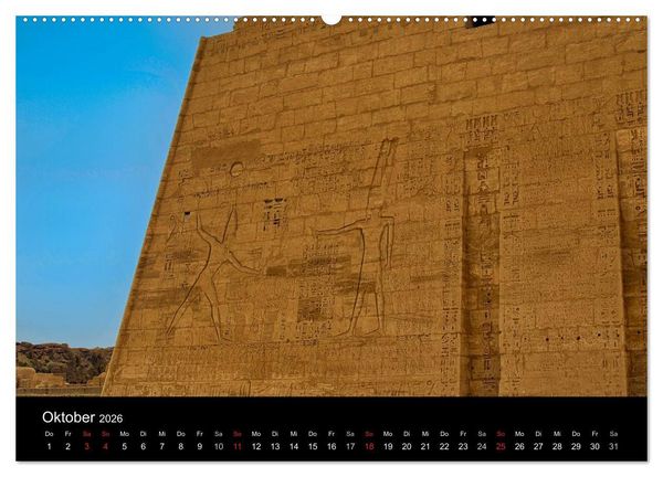Produktbild: Luxor in Bildern - Auf den Spuren des antiken &Auml;gypten in Theben Ost und Theben West (hochwertiger Premium Wandkalender 2026 DIN A2 quer), Kunstdruck in Hochglanz