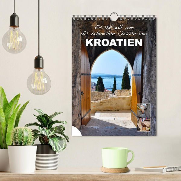 Produktbild: Erlebe mit mir die sch&ouml;nsten Gassen von Kroatien (Wandkalender 2026 DIN A4 hoch), CALVENDO Monatskalender
